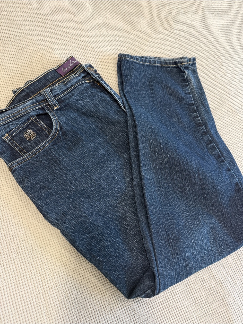 Gloria Vanderbilt Dark Blue Flare Jeans